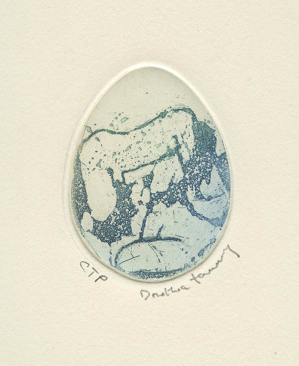 Dorothea Tanning - La Maree: Plate XV (Untitled) - 1970 color etching